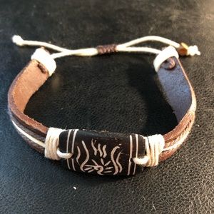 Leather bracelet